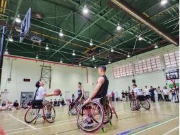 "평화와 소통의 의미 함께"…DMZ 휠체어 농구 대회 개최 기사 이미지