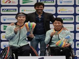 한국 장애인배드민턴, 스페인 레벨1 대회에서 메달 7개 수확 기사 이미지
